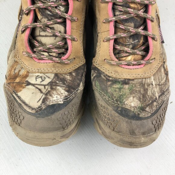 Irish Setter Women's Size 8M Hunt Vaprtrek 8" Real Tree Camo Pink WP 2862 Boots - Picture 6 of 16
